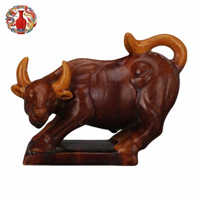 Glazovaný byvol Tang Sancai/dynastia Tang